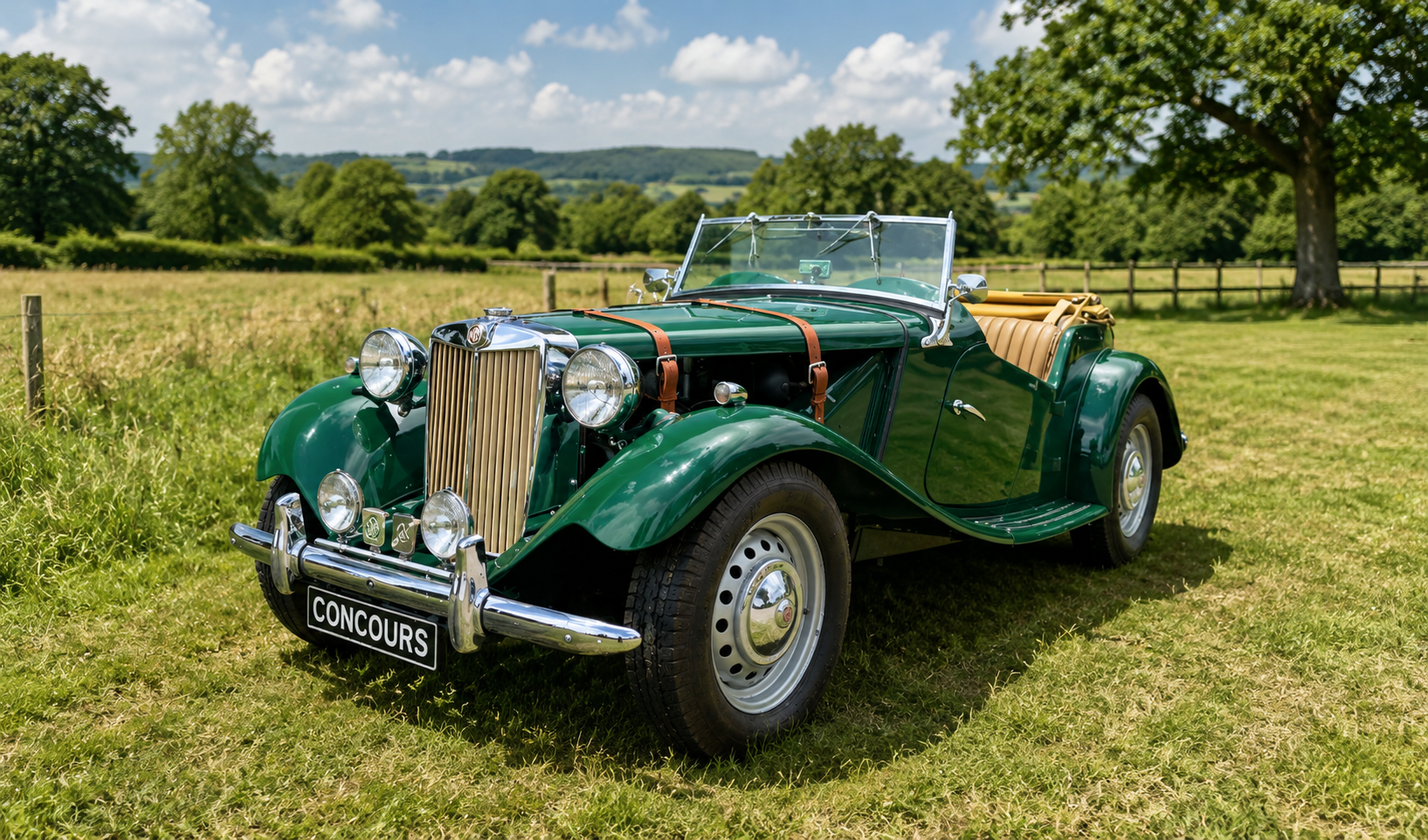 MG TD in British Racing Green — a well-presented, usable example.